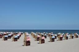 Strandkörbe an der Ostsee