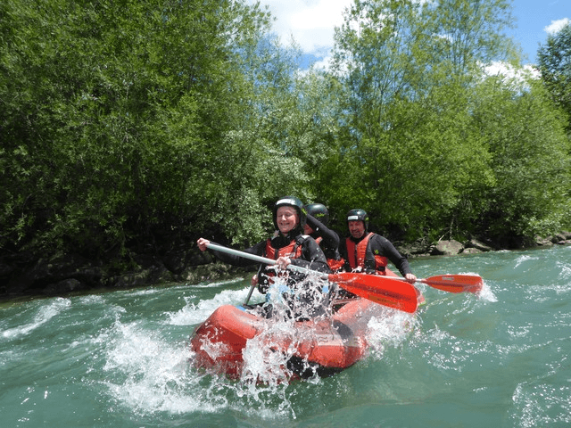 Canadier-Rafting im Allgäu