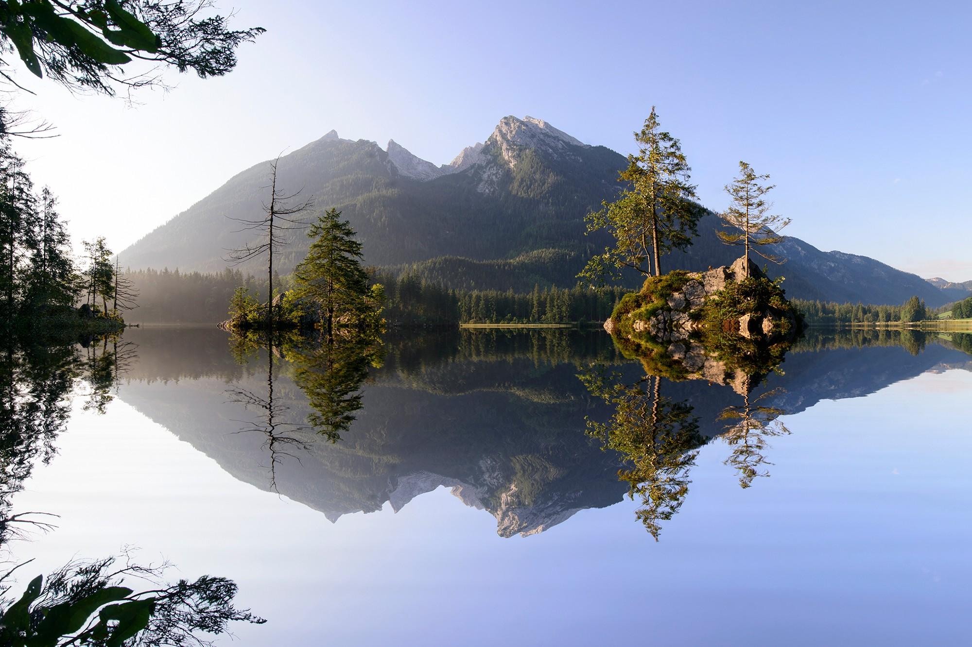 Hintersee in den Berchtesgadener Alpen