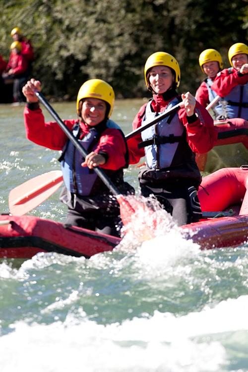 Kanu-Tour mit Bergblick auf der Isar