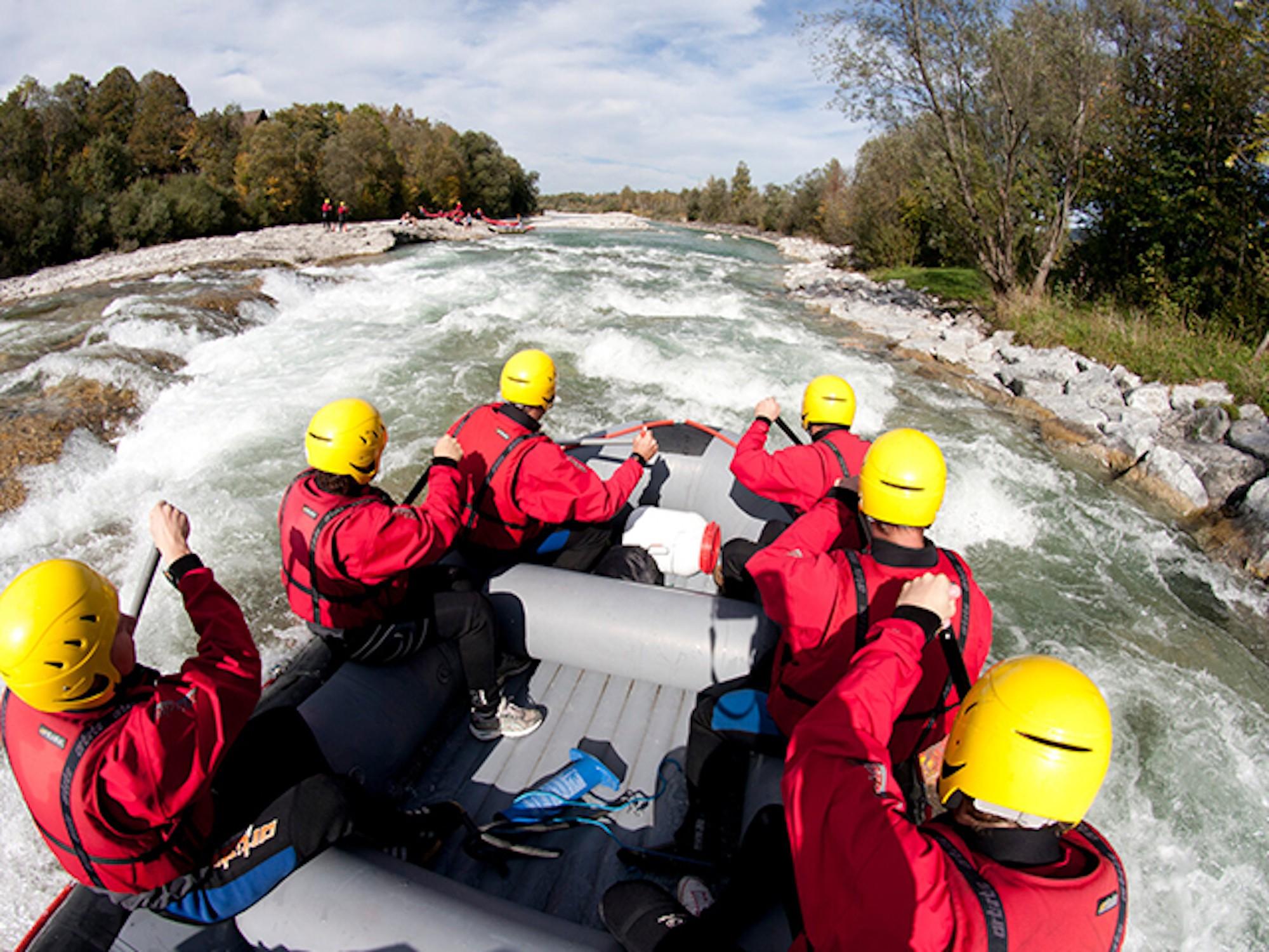 Rafting-Tour auf der Isar