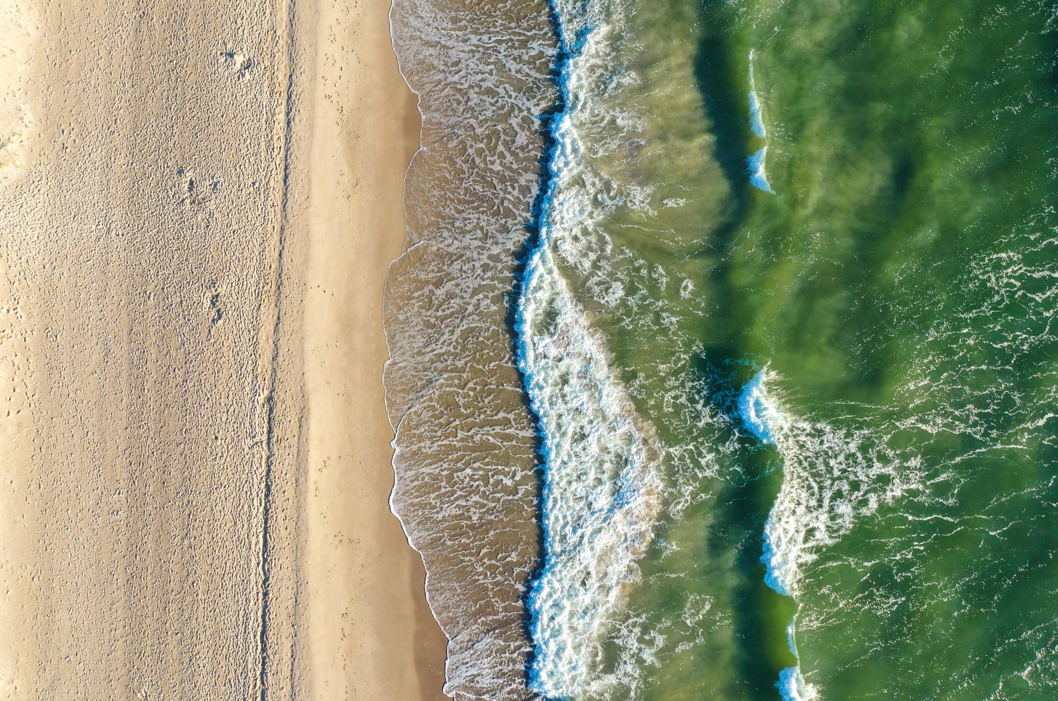 Die Ostsee von oben