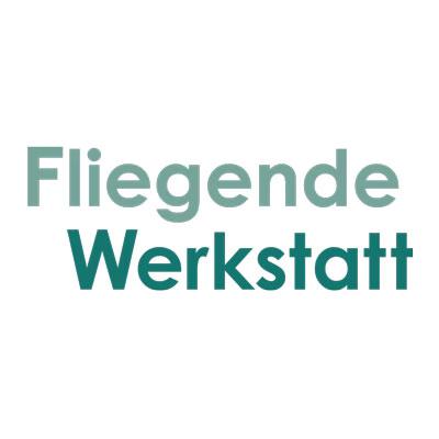 Logo der Fliegenden Werkstatt von Julia Franke, einer mobilen Holzwerkstatt.