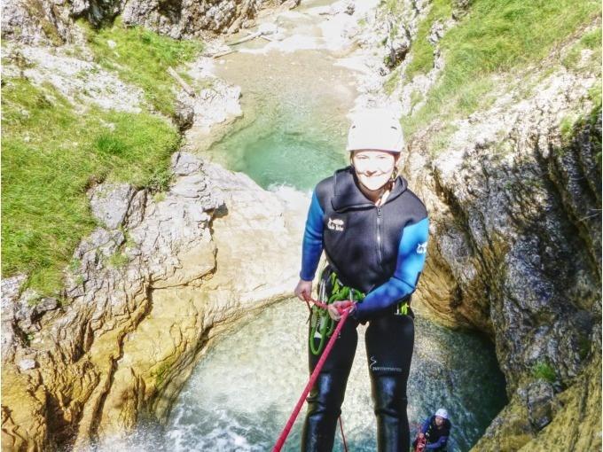 Canyoning pro im Strindenbach