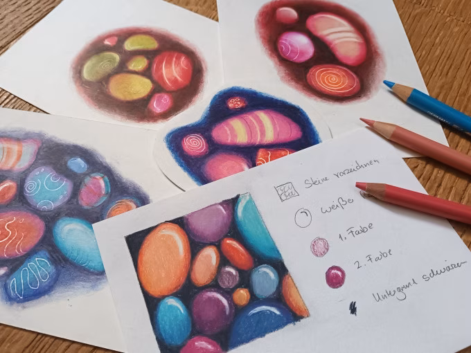 Fotorealistisches Zeichnen mit Polychromos: Workshop für Erwachsene mit Susanne Habermann