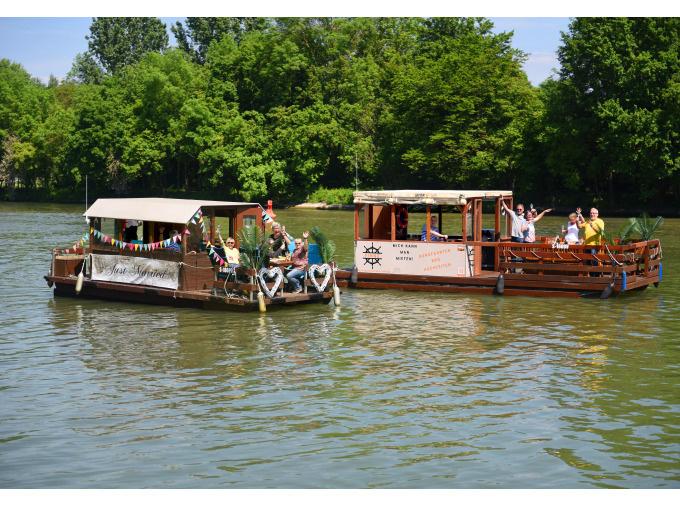 Floßboot oder BBQ-Floß für Gruppen