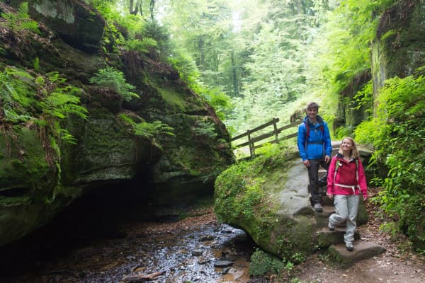 Ein Pärchen im Müllerthal Trail