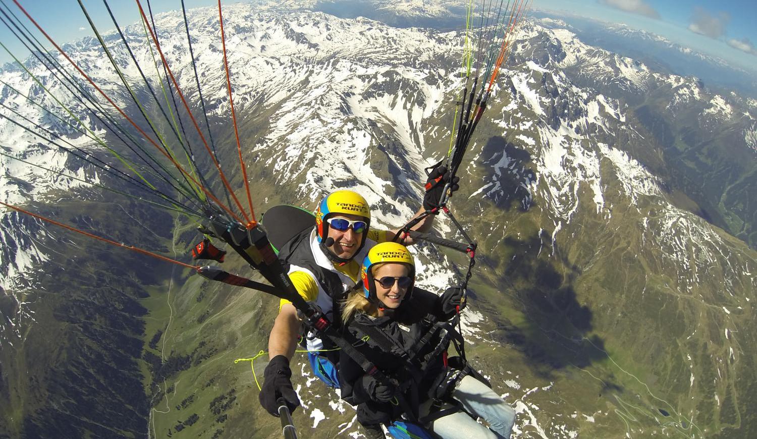 Paragleiten Tandemflug in Gaschurn St.Gallenkirch und Schruns 
