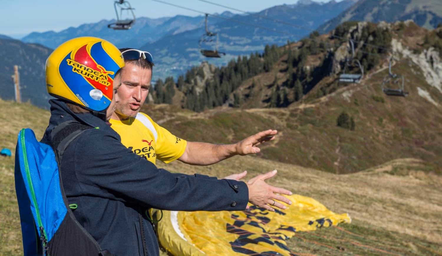 Panorama-Gleitschirmflug (Tandem) im Montafon