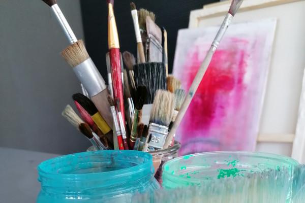 Kreativ Workshop im Atelier Farbkraft