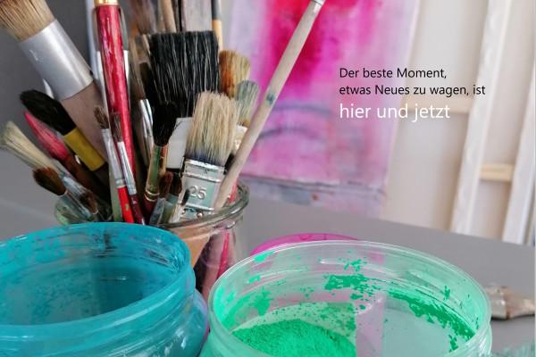 Kreativ Workshop im Atelier Farbkraft