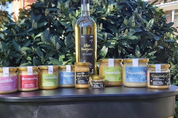 Honig-Verkostung für zwei Personen