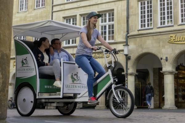 Geführte Rikscha-Stadtrundfahrt in Münster
