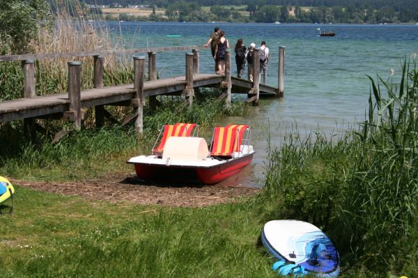 Tretboot leihen am Bodensee