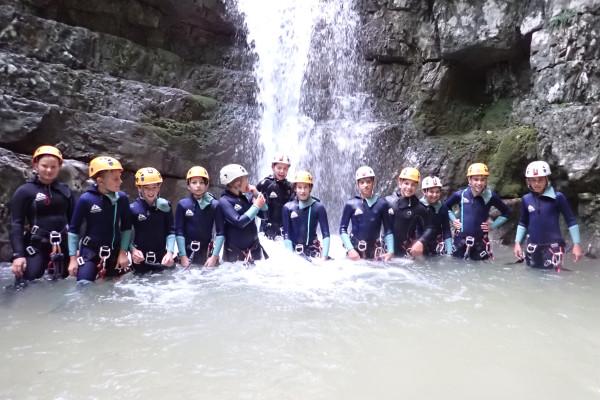 Canyoning mit der Schule