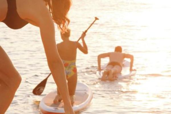 SUP-Verleih an der Boddenküste