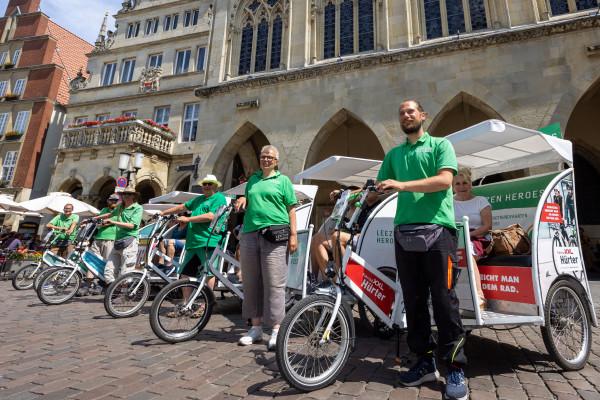 Geführte Rikscha-Stadtrundfahrt in Münster