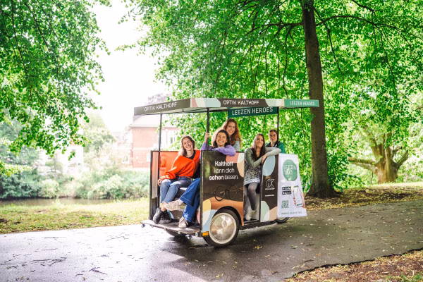 Rikscha-Fahrt durch Münster: Parks, Gärten & Natur