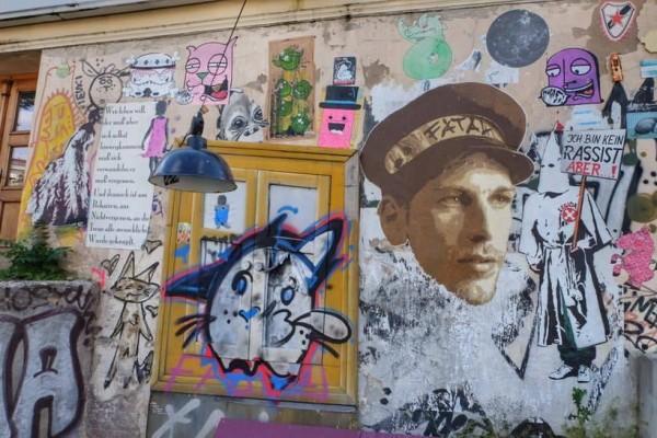 Die Graffitis von Plagwitz sind wohl die berühmtesten in ganz Leipzig.