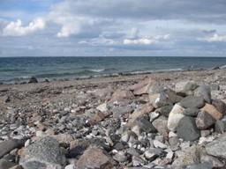 Steine an der Ostseeküste