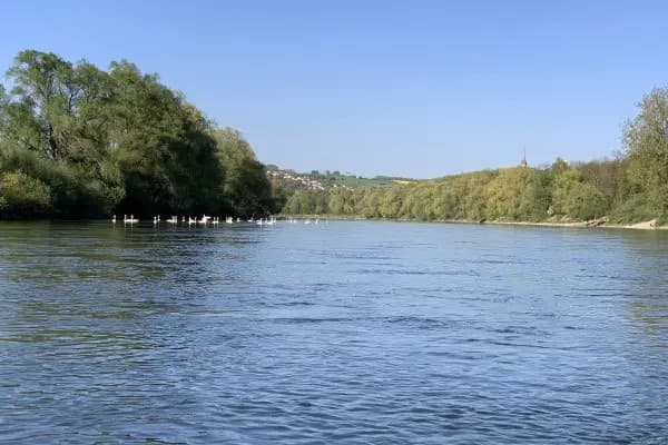 Die Donau nahe Regensburg