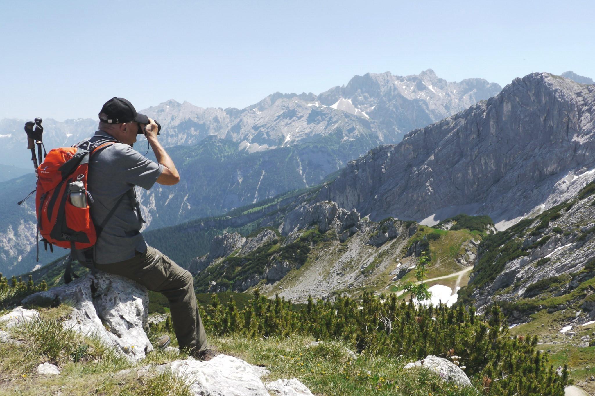 Landschaft um die Alpspitze in Garmisch-Partenkirchen