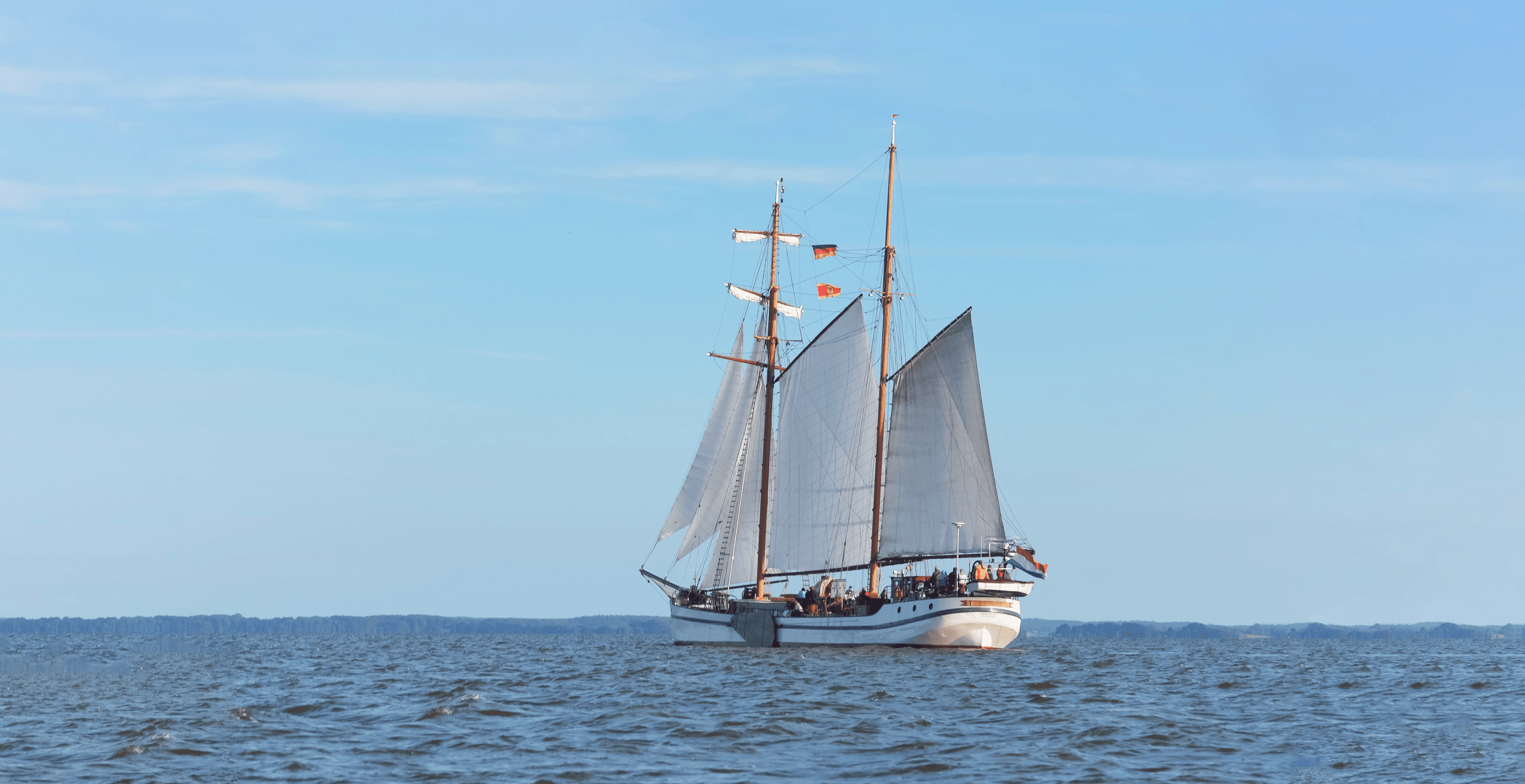 Segelschiff „Weisse Düne“ auf der Ostsee