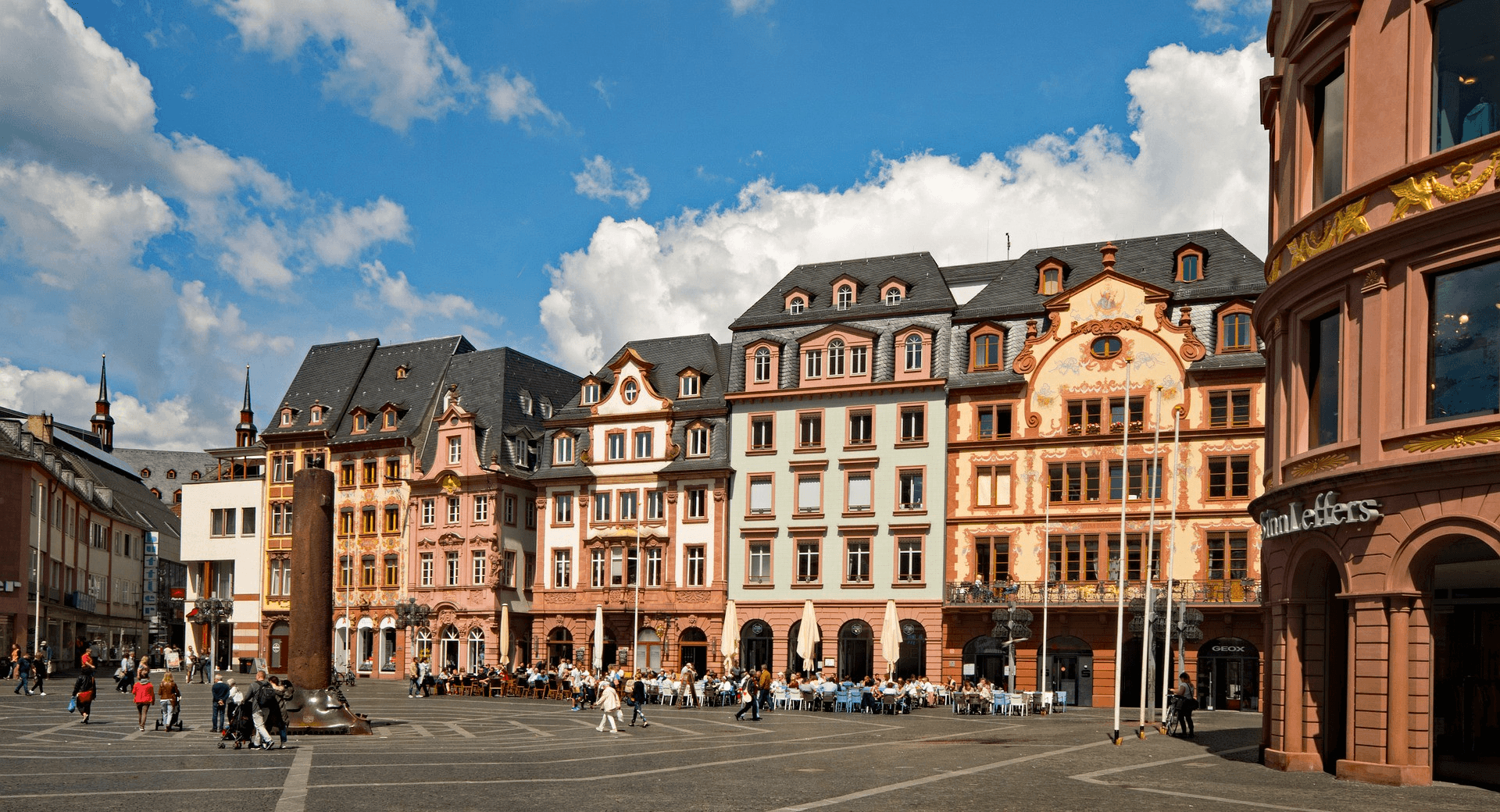 Häuser am Mainzer Marktplatz