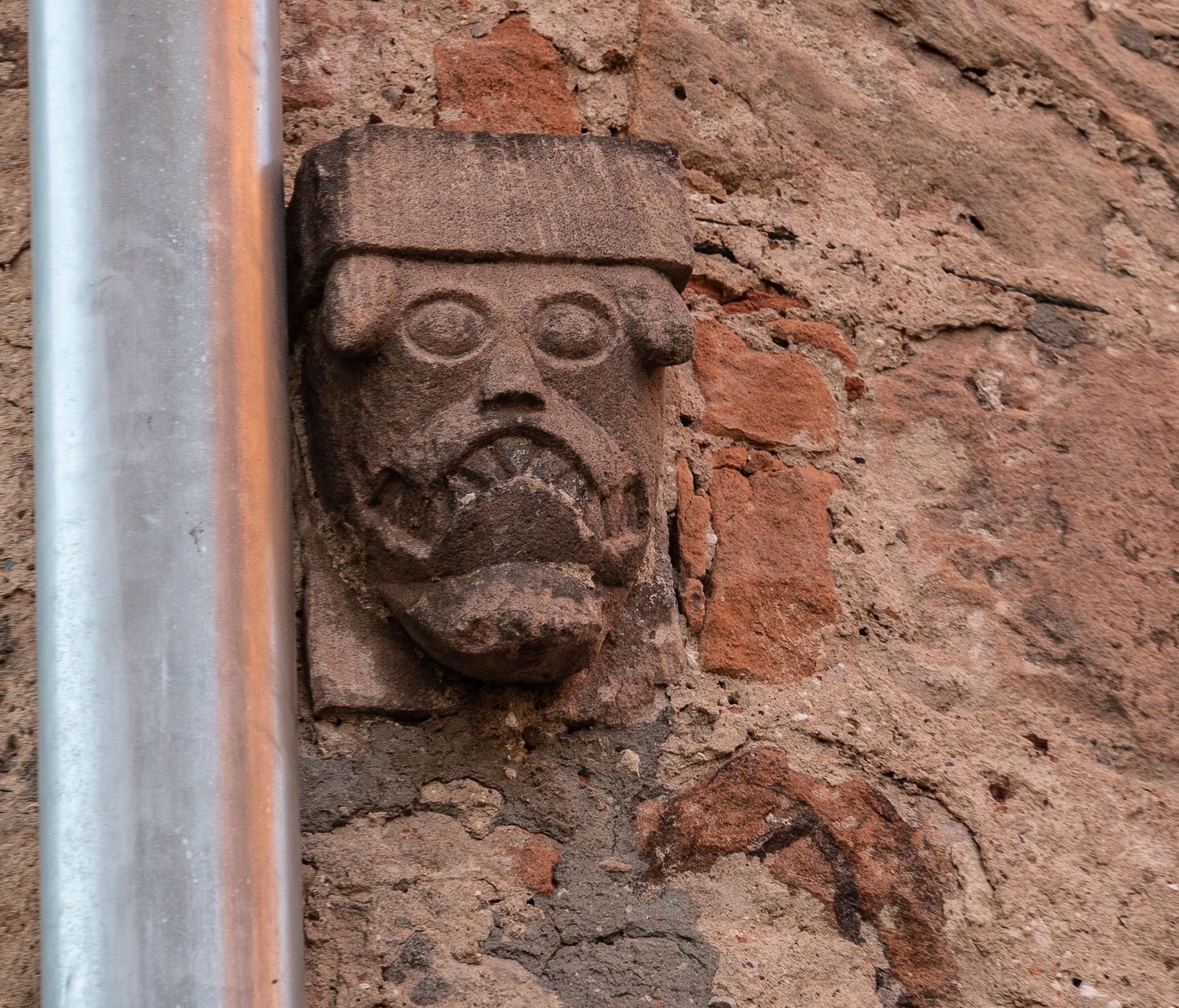Ein Maskeron in der Marburger Altstadt