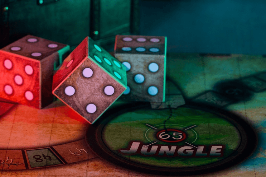 Würfel des Escape Room Spiels „Jungle“