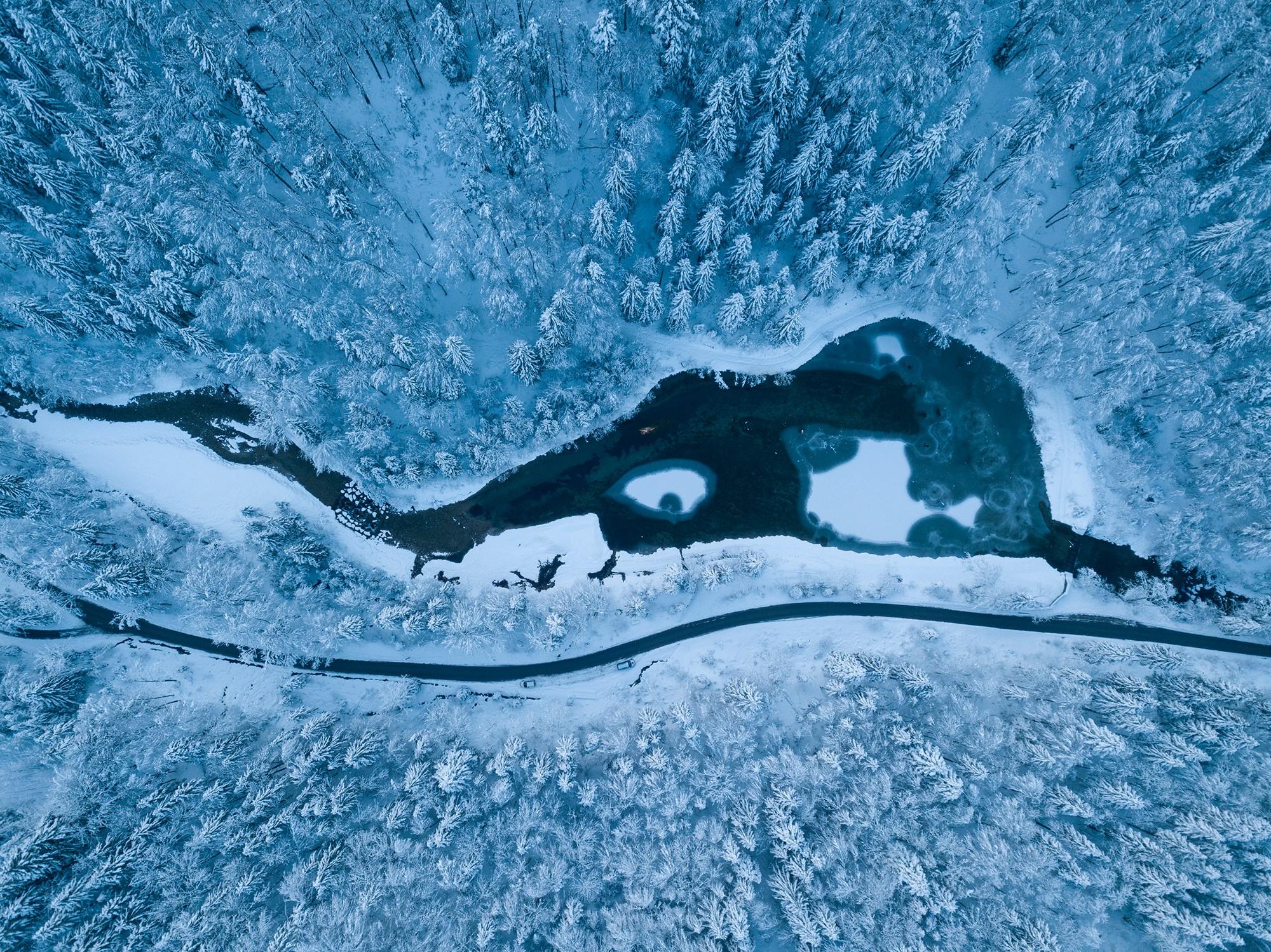 Winterlandschaft bei Ruhpolding