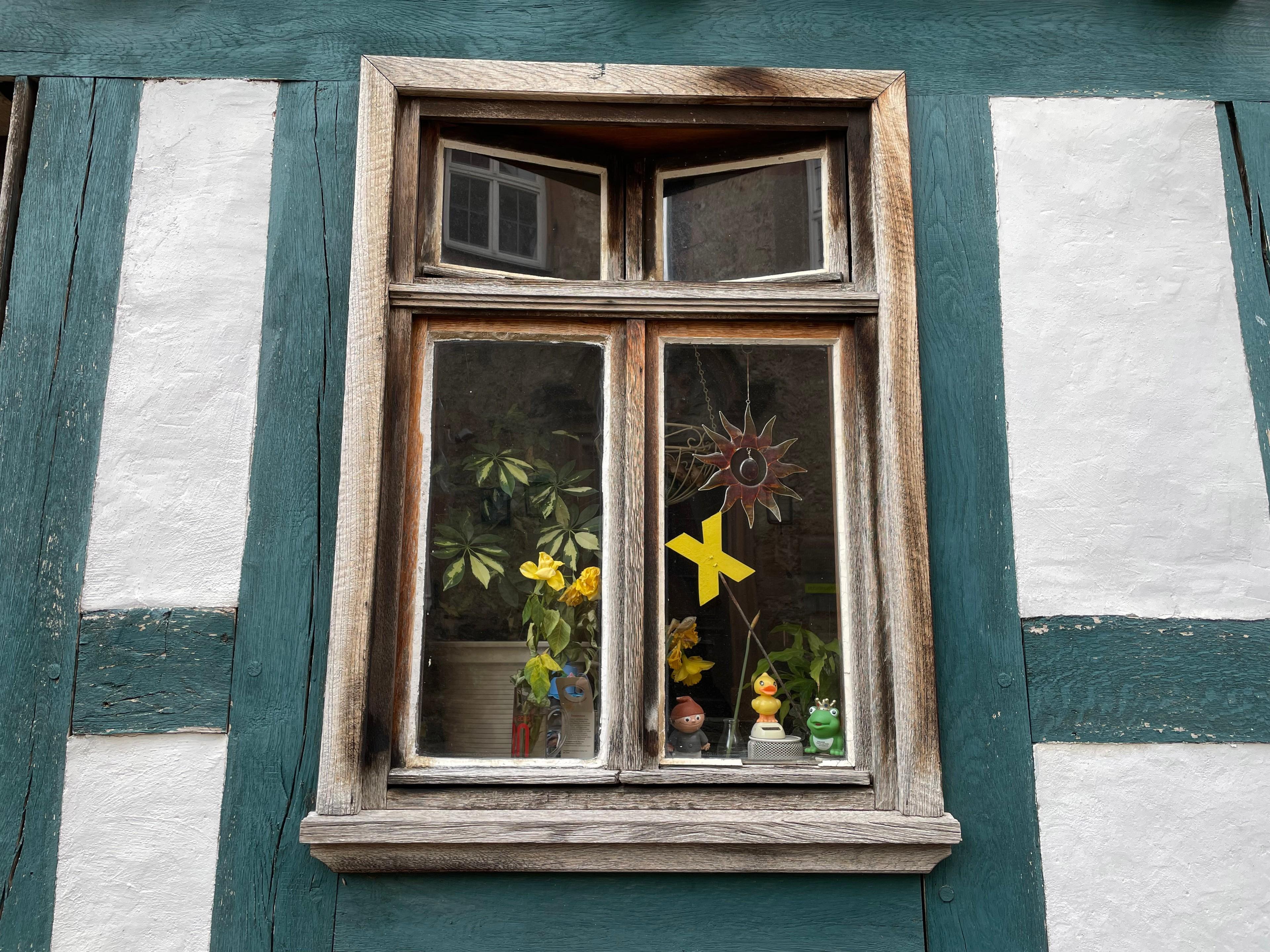 Fenster in der Marburger Altstadt