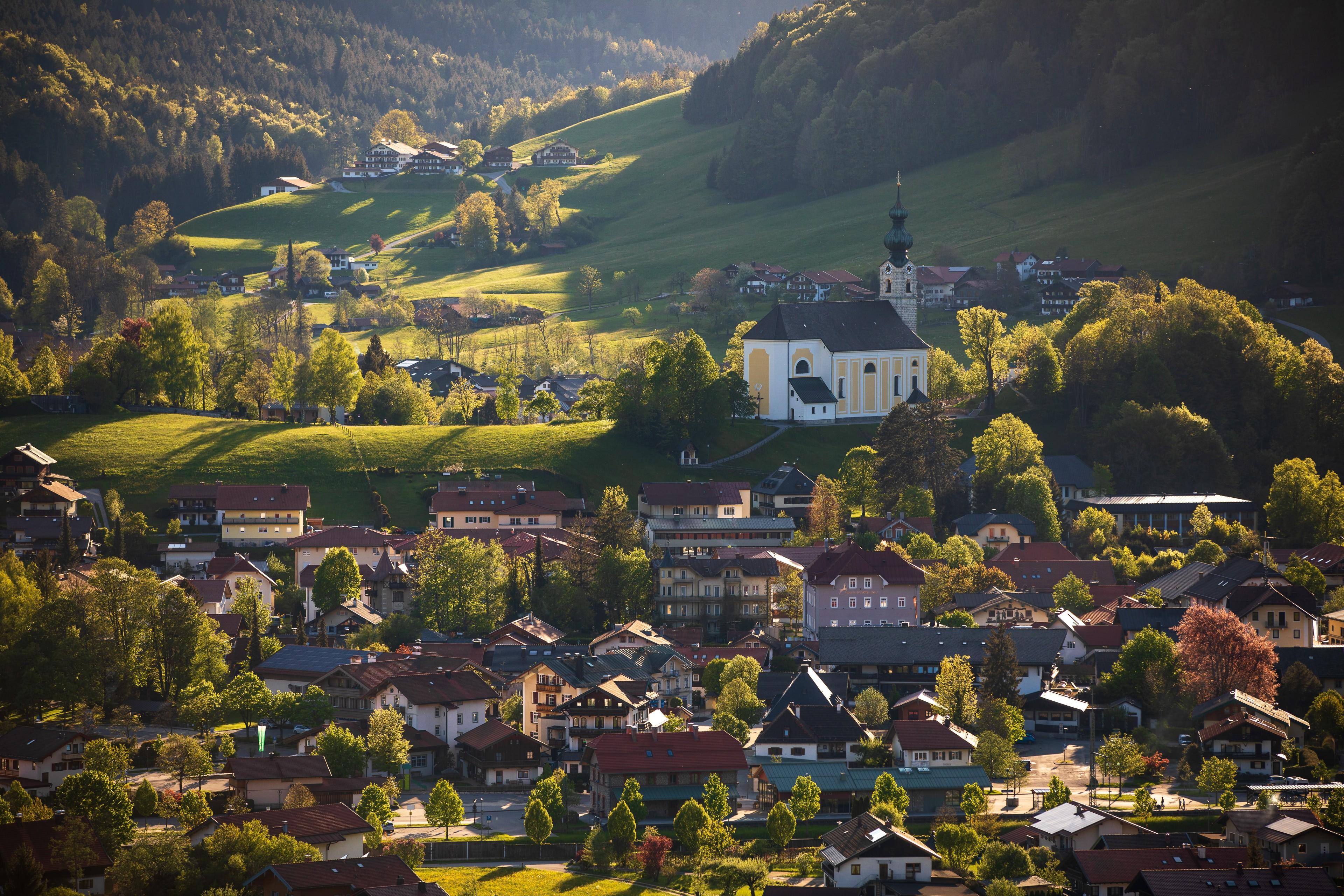 Blick über Ruhpolding