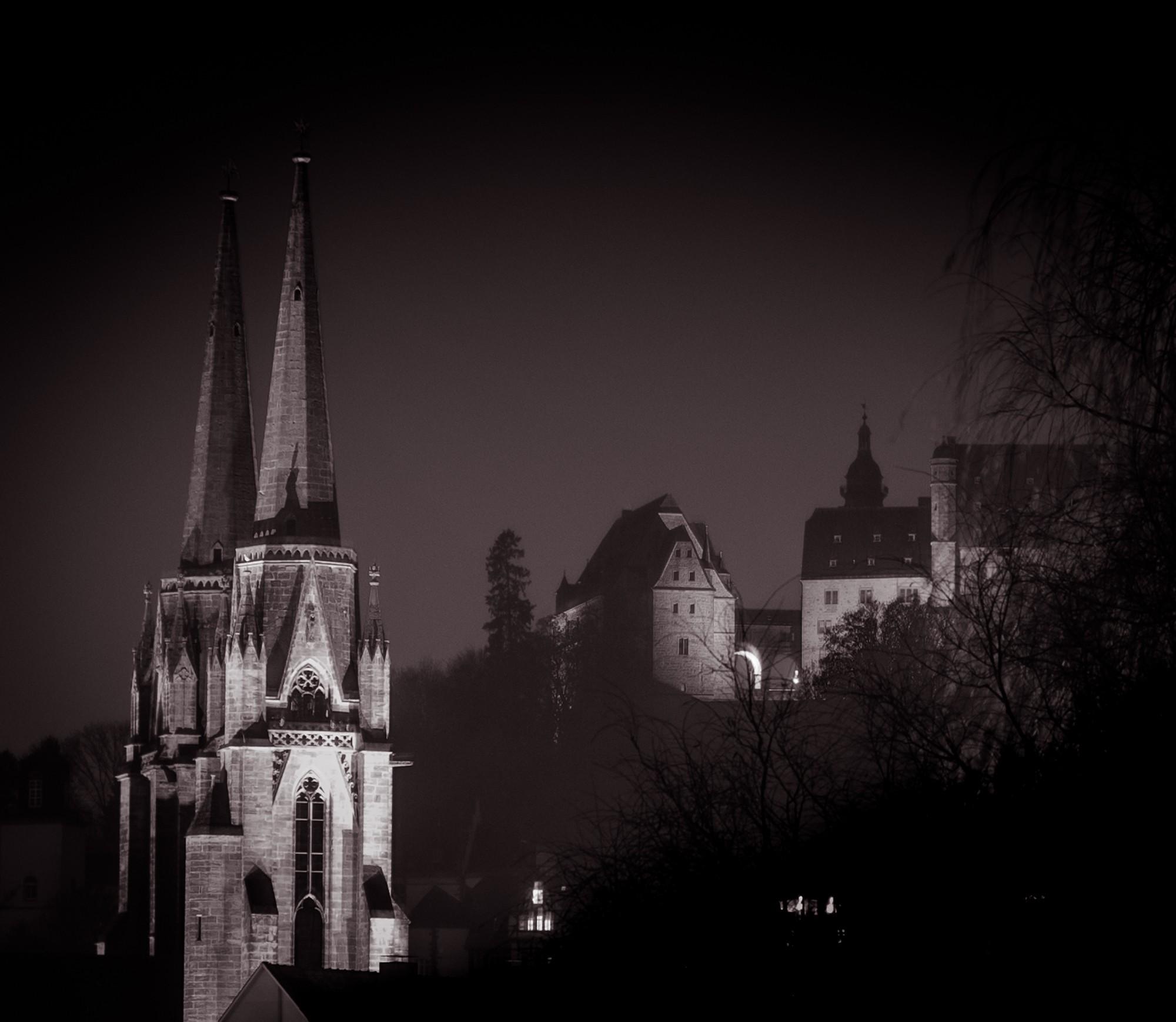 Marburg bei Nacht