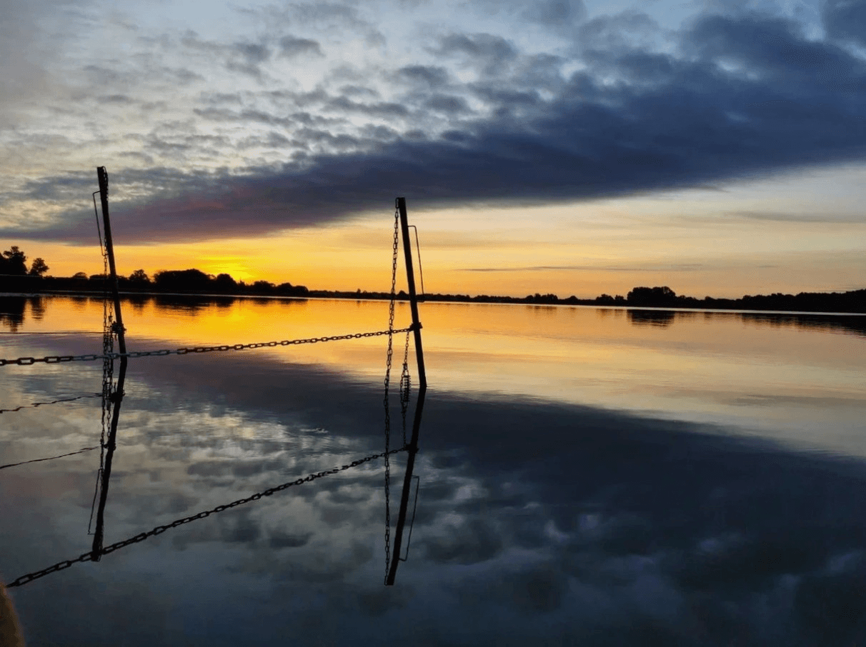 Breitlingsee am Abend