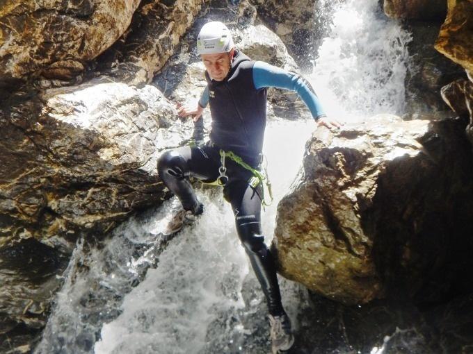 Canyoning pro in der Kobelache