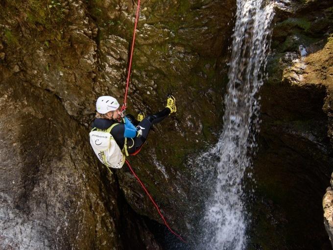 Canyoning pro im Schwarzwasserbach