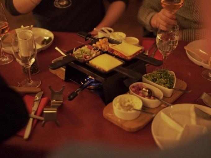 Raclette-Arrangement für Gruppen