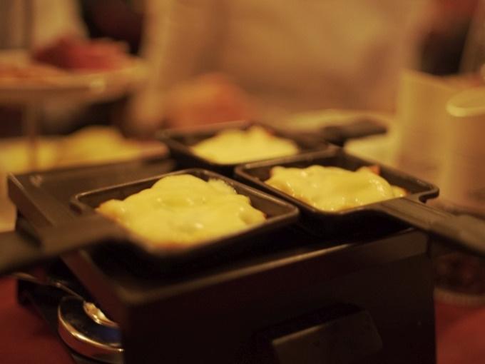 Raclette-Arrangement für Gruppen