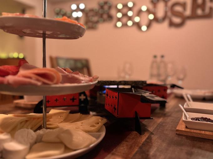 Raclette-Arrangement für Gruppen