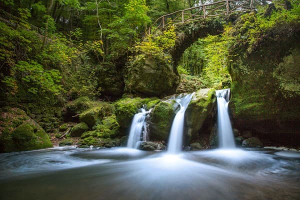 Wasserfall im Schiessentümpel